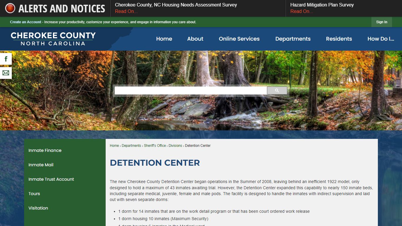 Detention Center - Cherokee County, NC